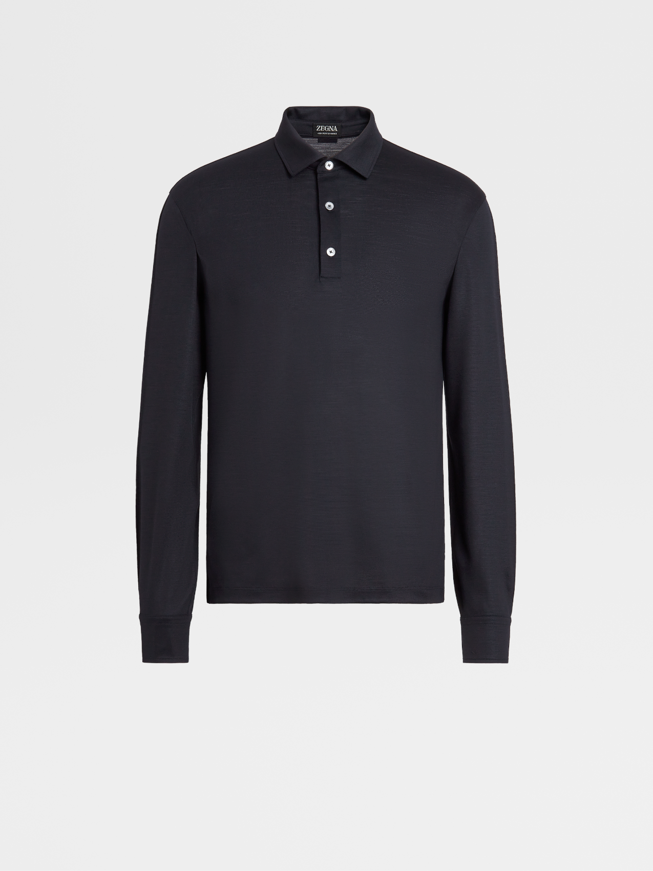 海军蓝 High Performance™ 长袖 Polo 衫